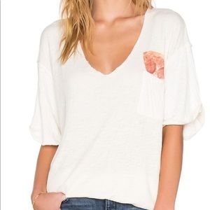 Wild fox pizza in the pocket oversized shirt